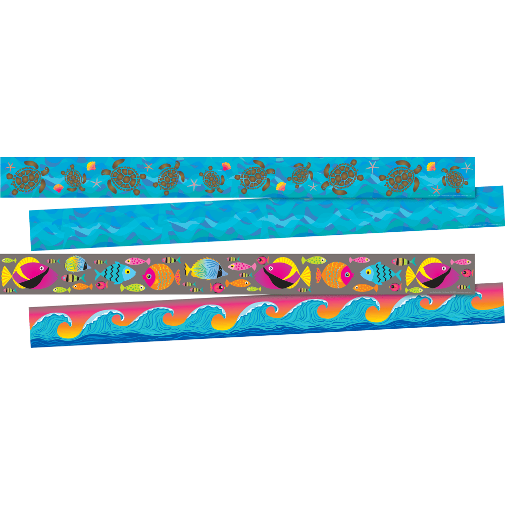 Barker Creek Double-Sided Borders, 3" x 35", Kai