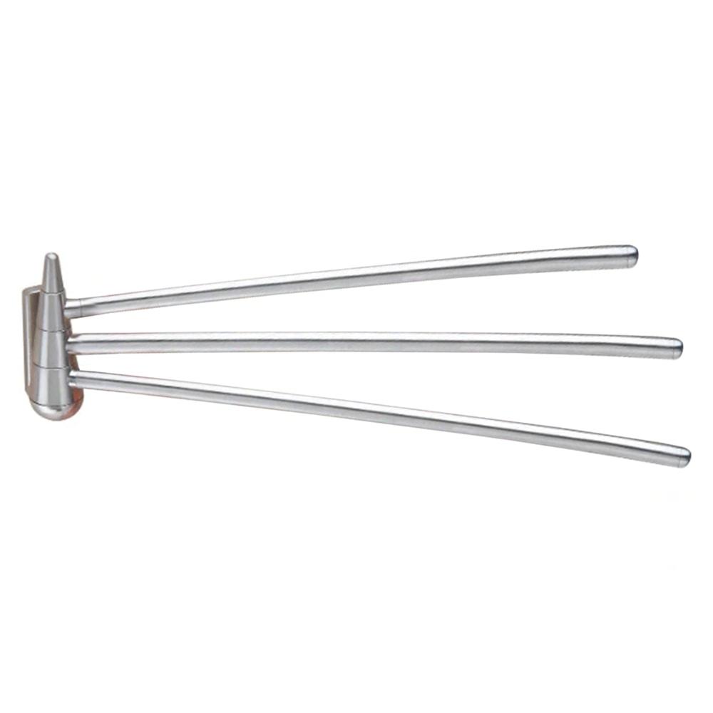 Better Houseware Stainless-Steel 3-Arm Towel Bar, 3-1/8"H x