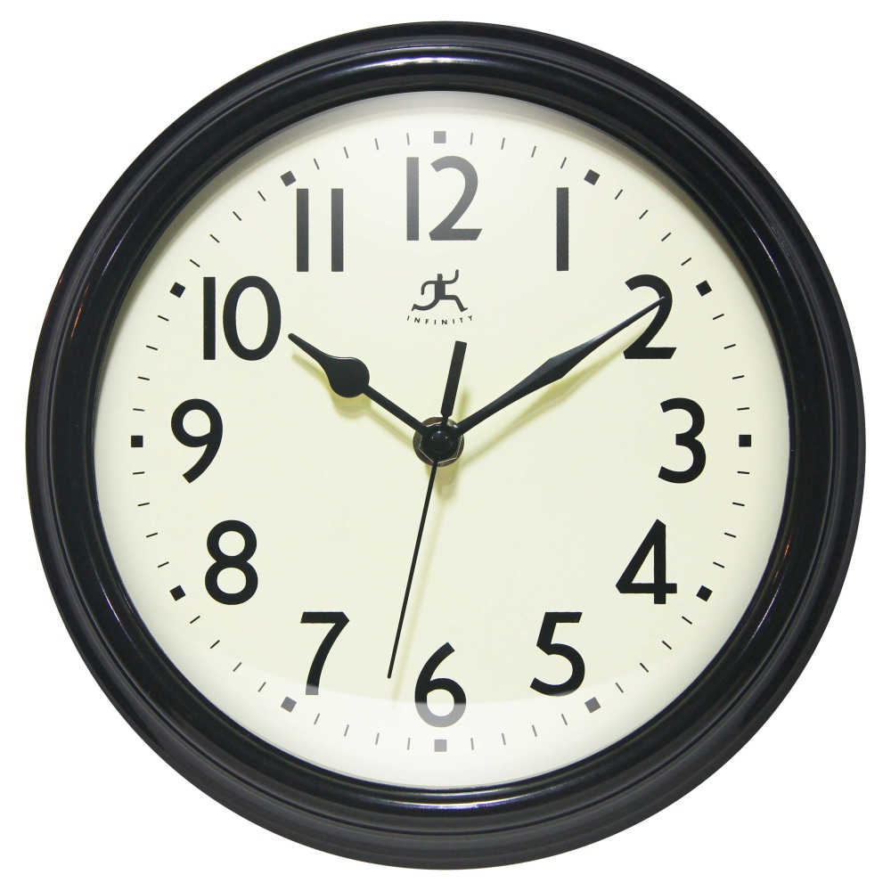 Infinity Instruments Nostalgic Wall Clock, 9-1/2"H x