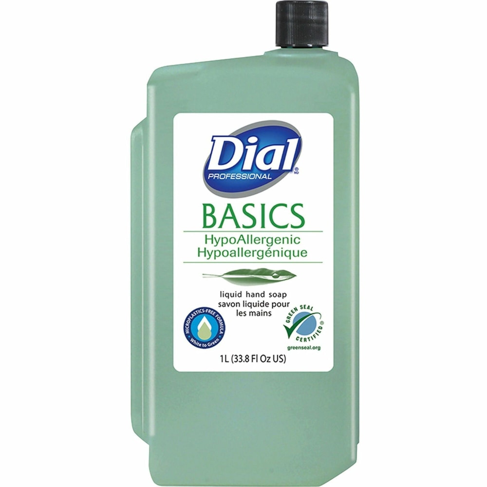 Dial Basics Liquid Hand Soap, Floral Scent, 33.8