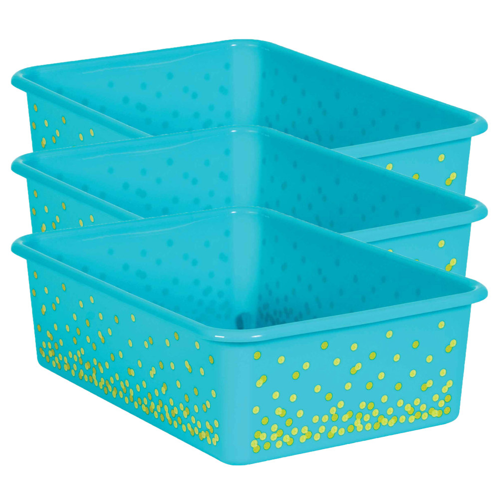 Teacher Created Resources Large Plastic Storage Bins,