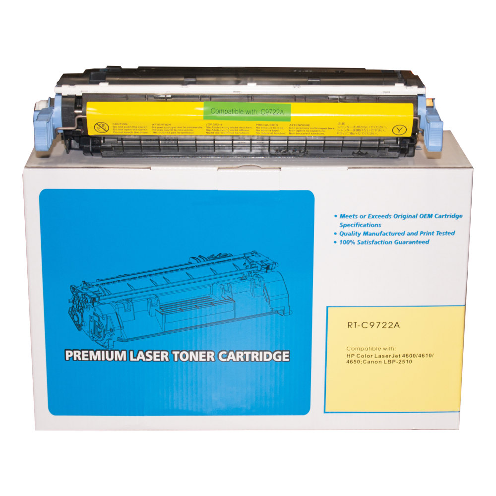M&A Global Remanufactured Yellow Toner Cartridge Replacement