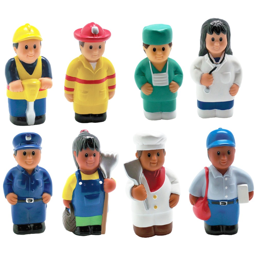 Get Ready Kids Multicultural Community Helper Figures, Set