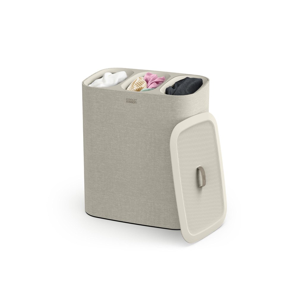 Joseph Joseph 90-Liter 3-Compartment Laundry Basket, 28" x