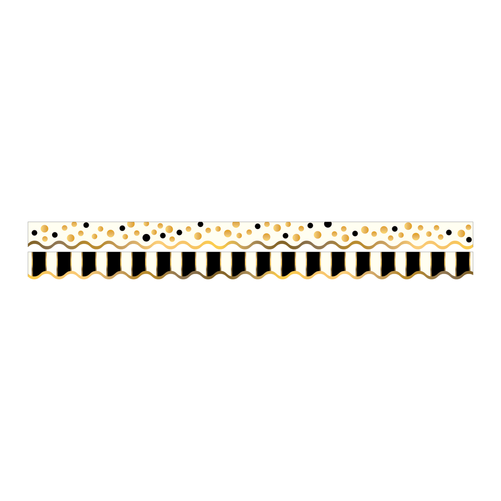 Barker Creek Scalloped-Edge Double-Sided Borders, 2 1/4" x