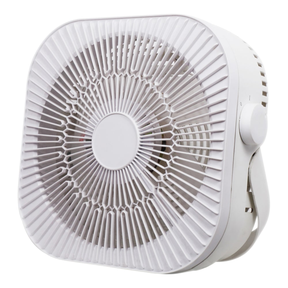 Optimus 2-Speed 40W 12” Box Fan, 4-5/16”H x