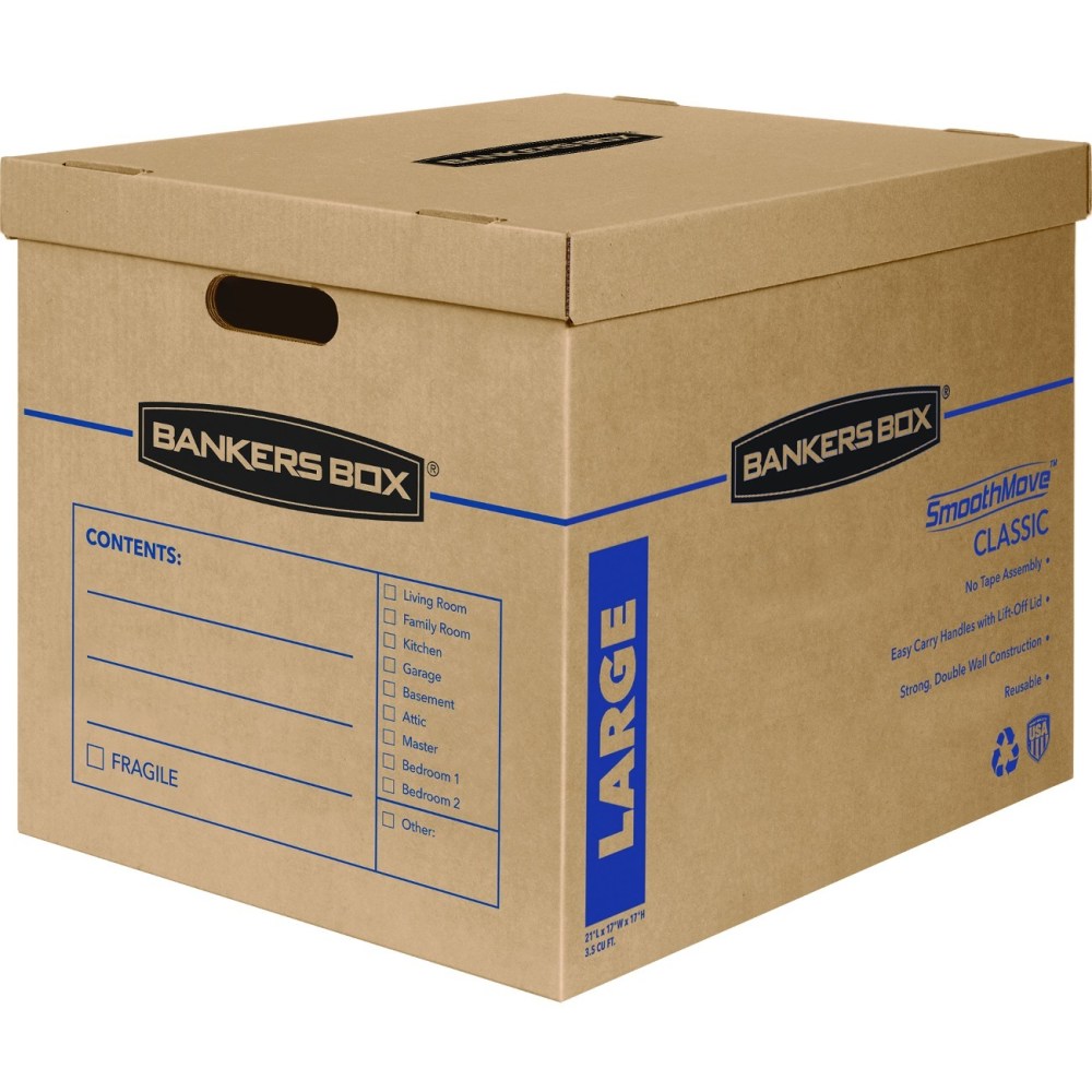 Bankers Box® SmoothMove™ Classic Moving Boxes With Lift-Off