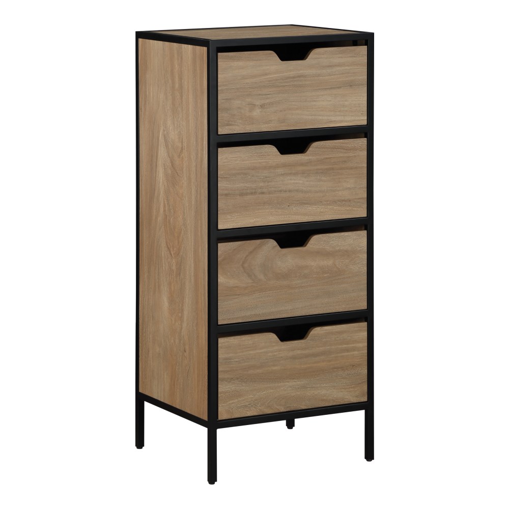 Office Star Freeport 16"W 4-Drawer Accent Storage Cabinet,