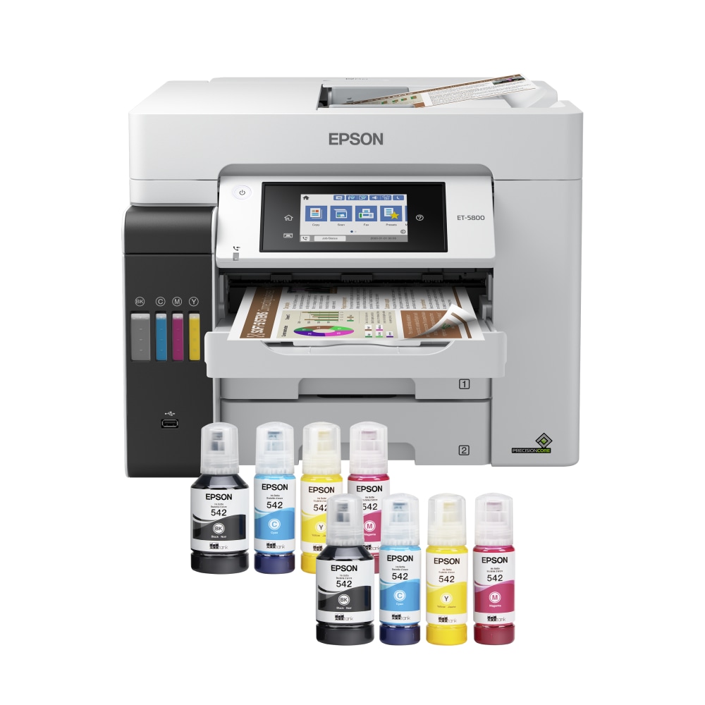 Epson® EcoTank® Pro ET-5800 Wireless Inkjet All-In-One Color