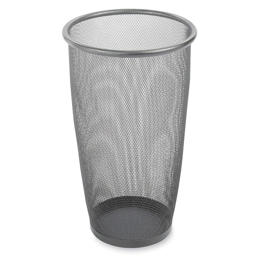 Safco® Mesh Wastebasket, 9 Gallons, Black