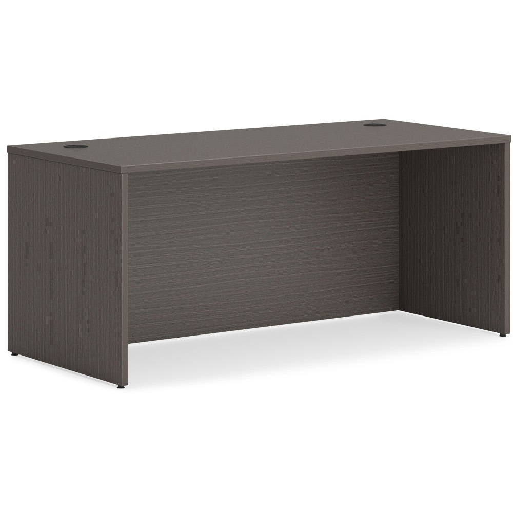 HON® Mod 66"W Rectangle Desk Shell, Slate Teak