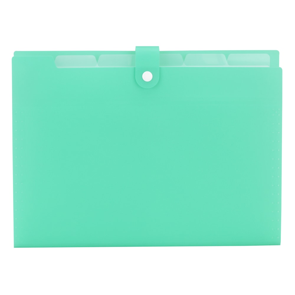 Office Depot® Brand Polypropylene File Folder, 5 Pocket,