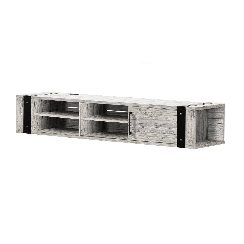 South Shore Munich Wall-Mounted Media Console, 12"H x