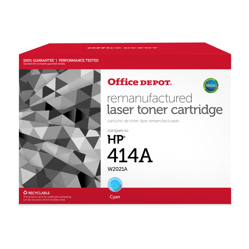 Office Depot® Brand Remanufactured Cyan Toner Cartridge