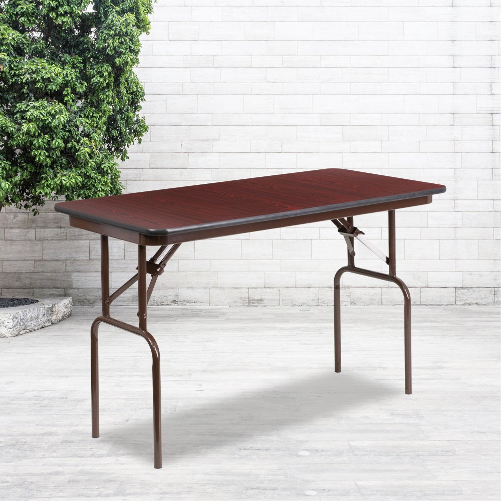 Flash Furniture Folding Banquet Table, 30"H x 24"W