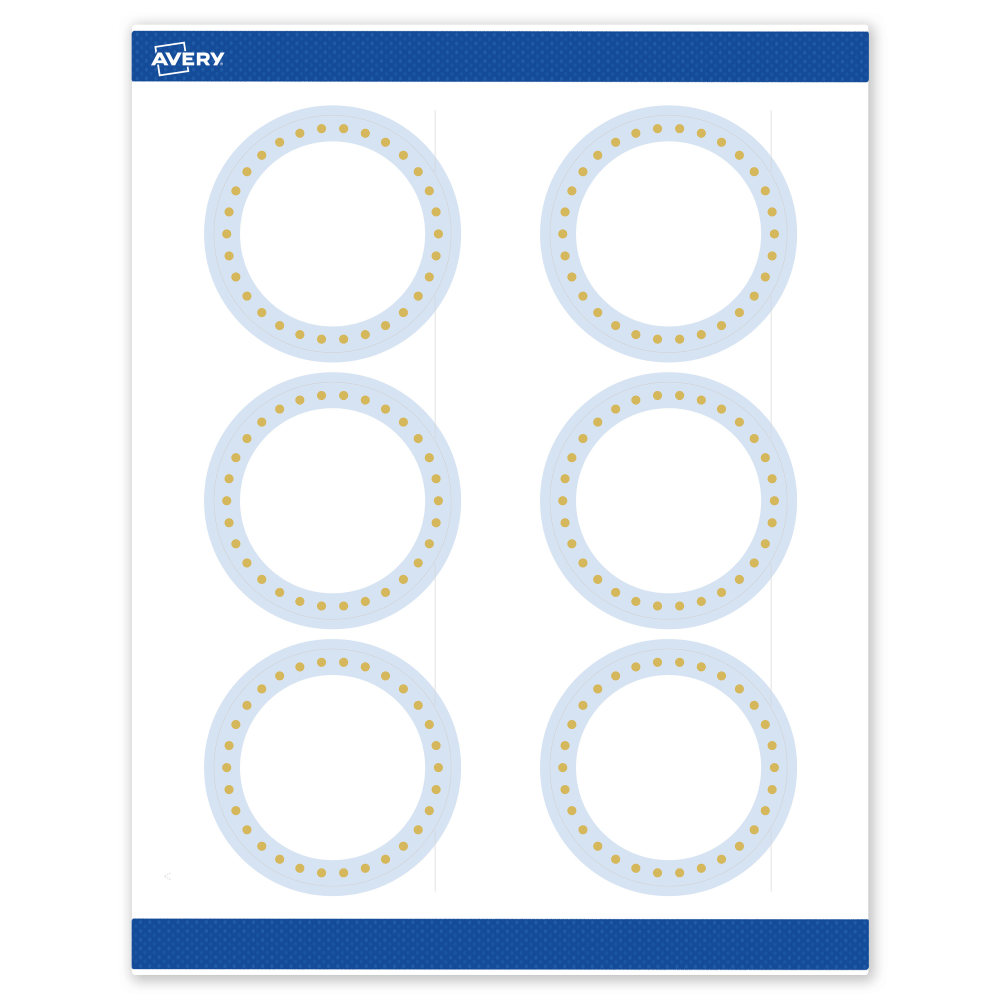 Avery® Print-To-The-Edge Labels With Sure Feed® Technology,