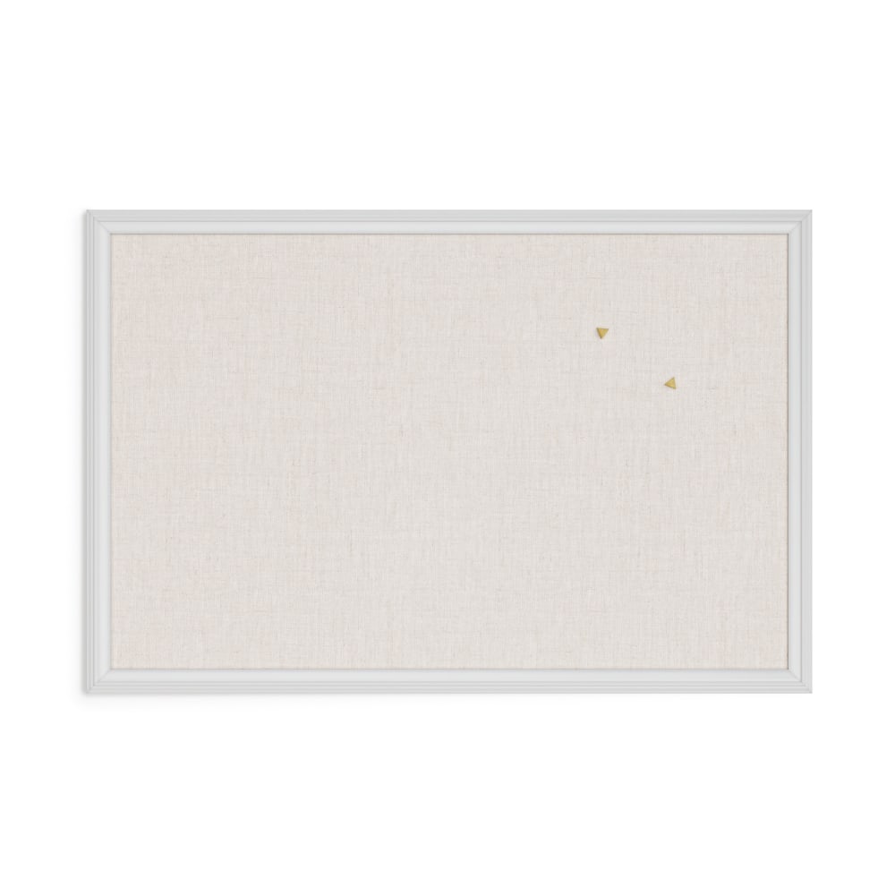 U Brands Linen Bulletin Board, 30" X 20",