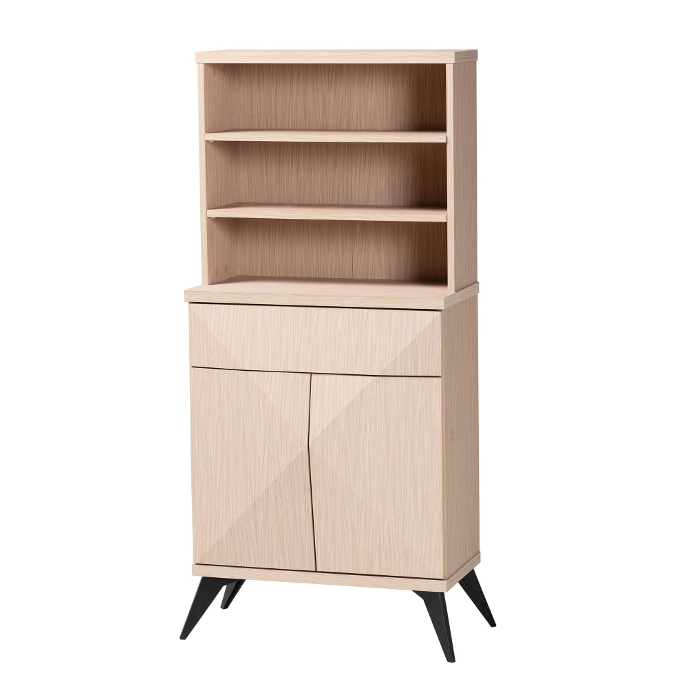 Baxton Studio Draper 24"W Mid-Century Modern 2-Tone Kitchen