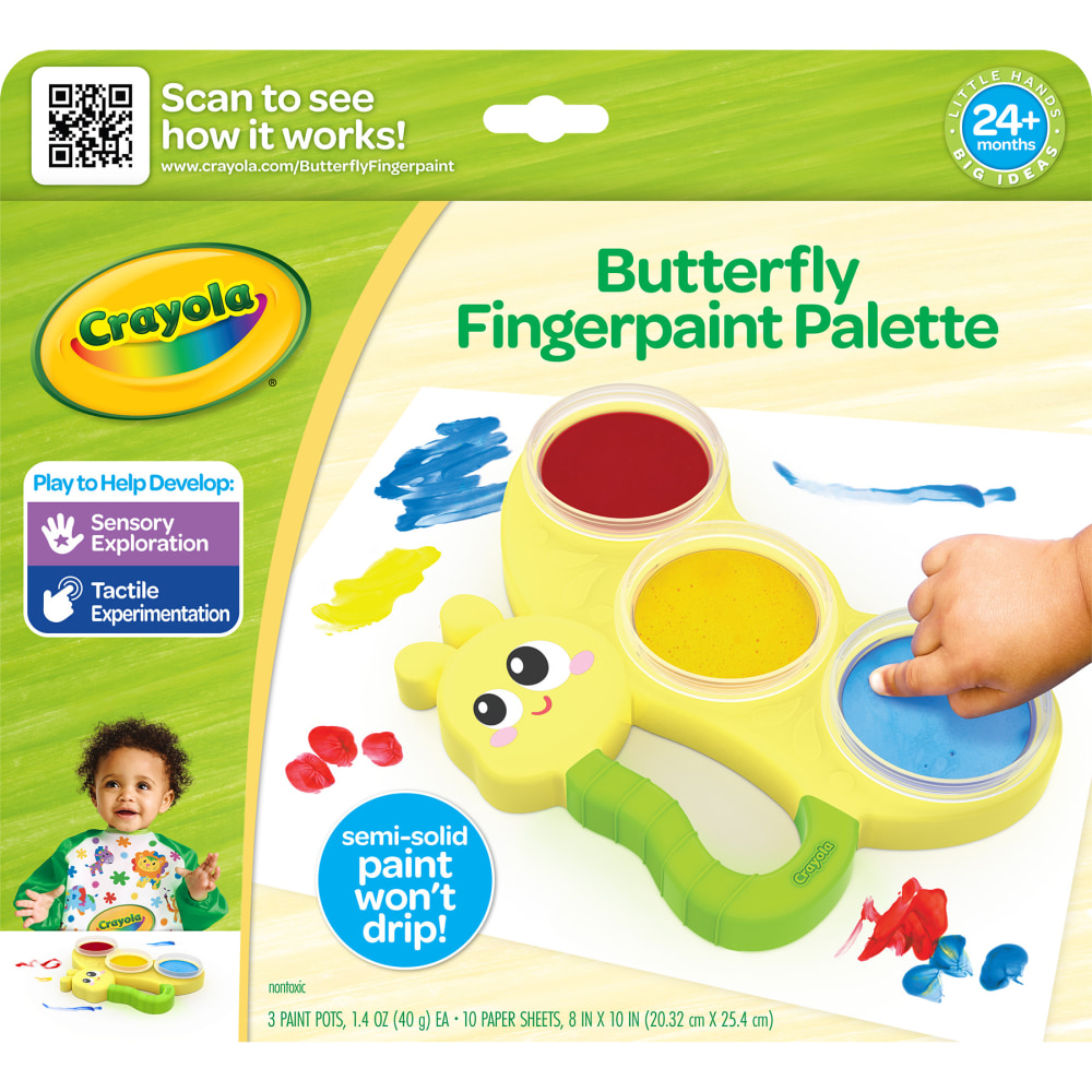Crayola Butterfly Fingerpaint Palette