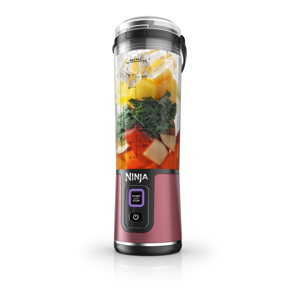 Ninja Blast Portable Blender, 18 Oz, Metallic Cherry
