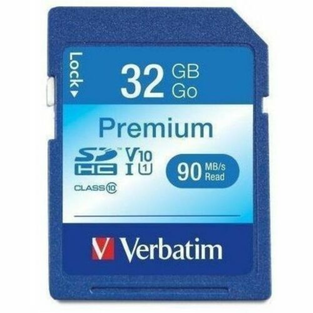 Verbatim 32GB Premium SDHC Memory Card, UHS-I V10
