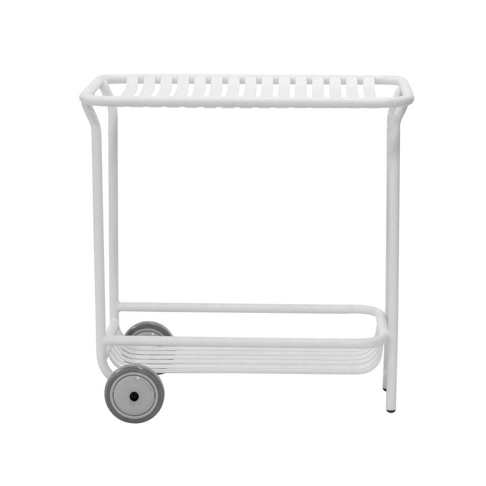 Eurostyle Enid Outdoor Cart, 32-1/2” x 32-1/2”, White