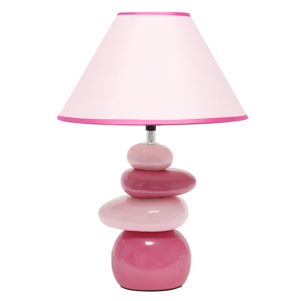 Creekwood Home Priva Ceramic Stacking Stones Table Lamp,