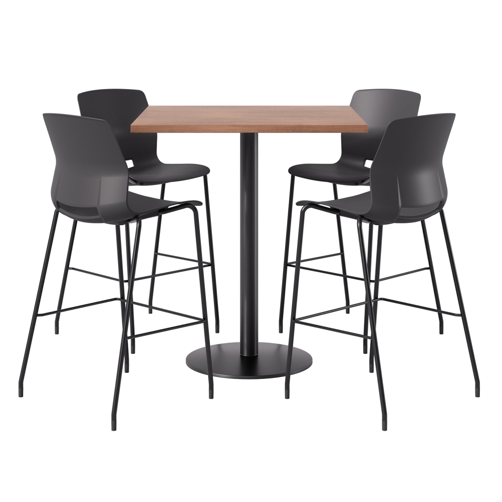 KFI Studios Proof Bistro Square Pedestal Table, Includes