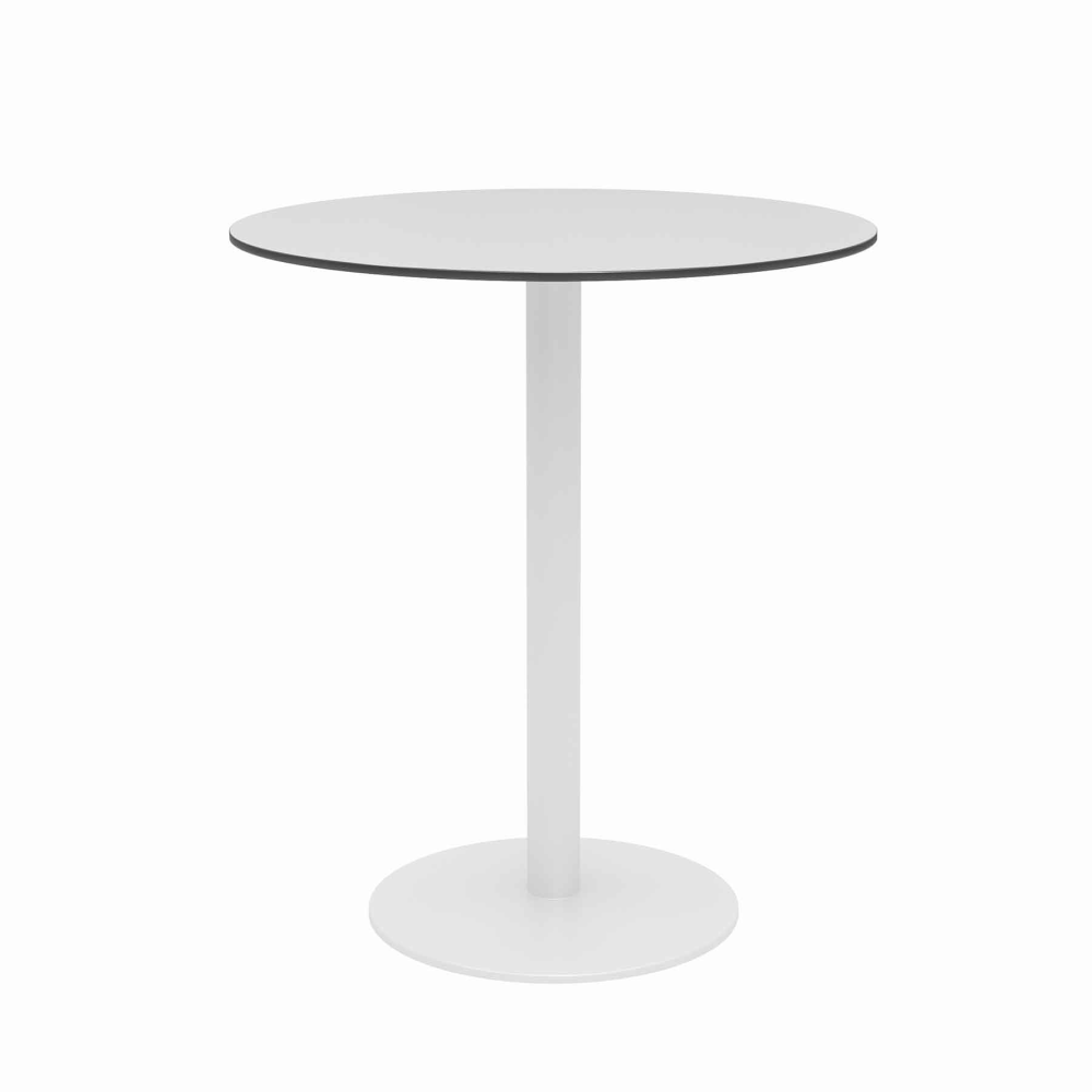 KFI Studios Eveleen Round Outdoor Bistro Patio Table,