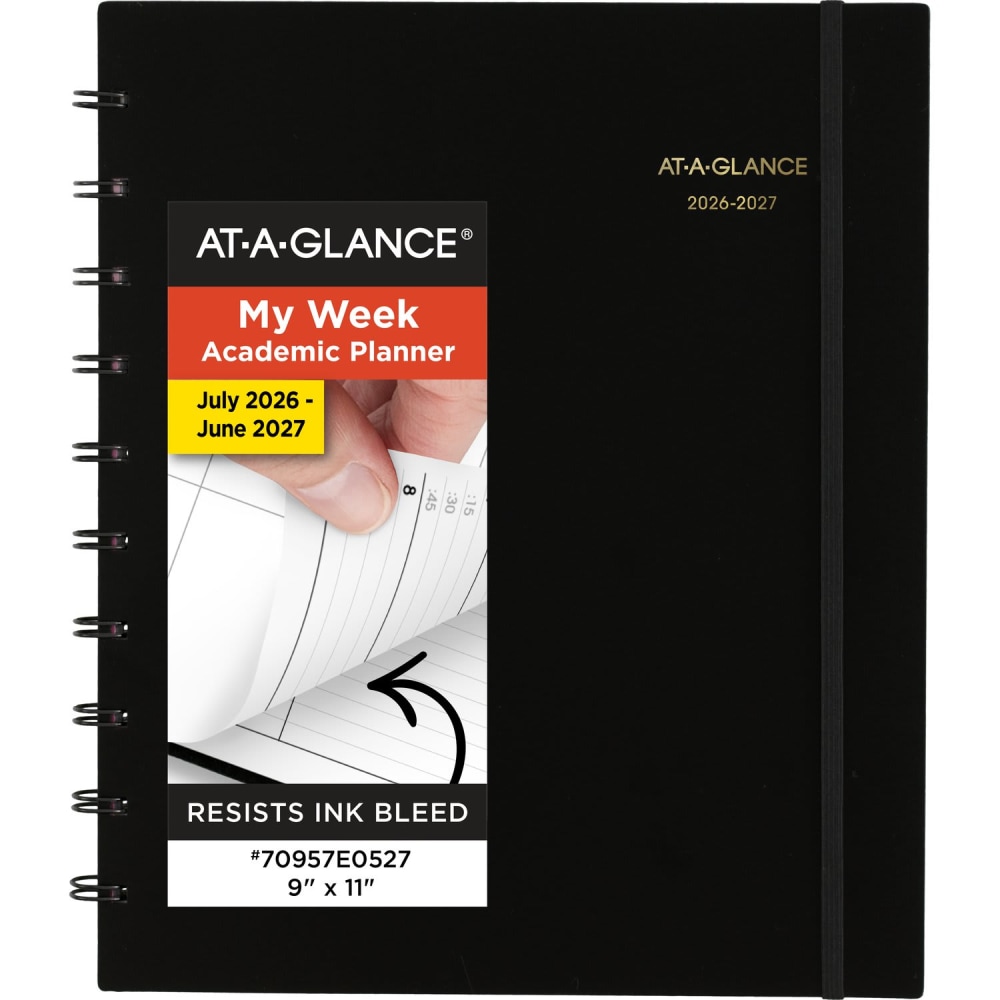 AT-A-GLANCE® Move-A-Page Academic 2026-2027 Weekly Monthly