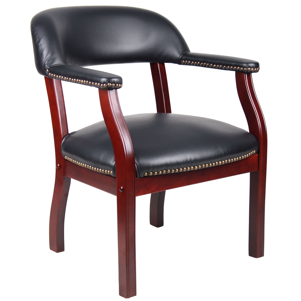 Boss Office Products Traditional Tufted Conference Chair,