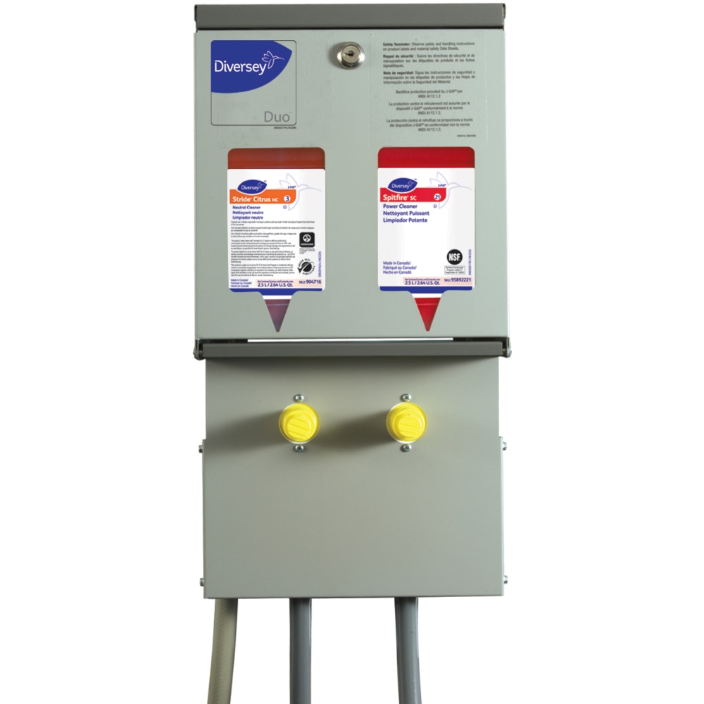 Diversey J-Fill Duo Cleaner Dispensing System, 19-1/2"H x