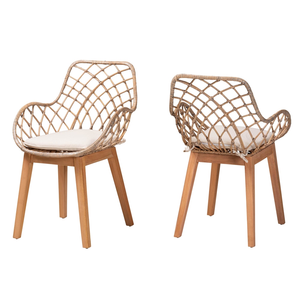 bali & pari Ballerina 2-Piece Dining Chair Set,