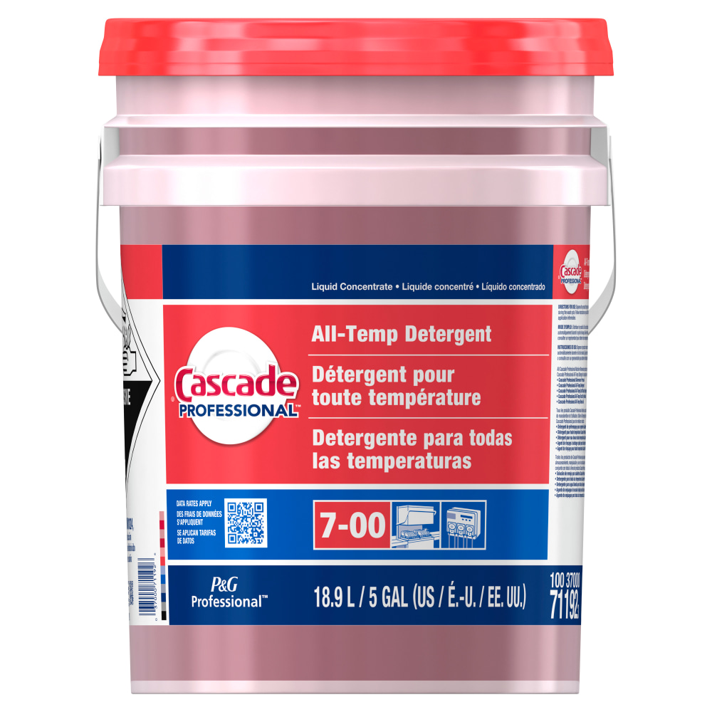 Cascade Professional All-Temperature Rinse Aid Detergent, Closed