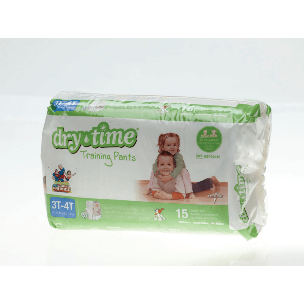 DryTime Disposable Training Pants, Large, 32 - 40