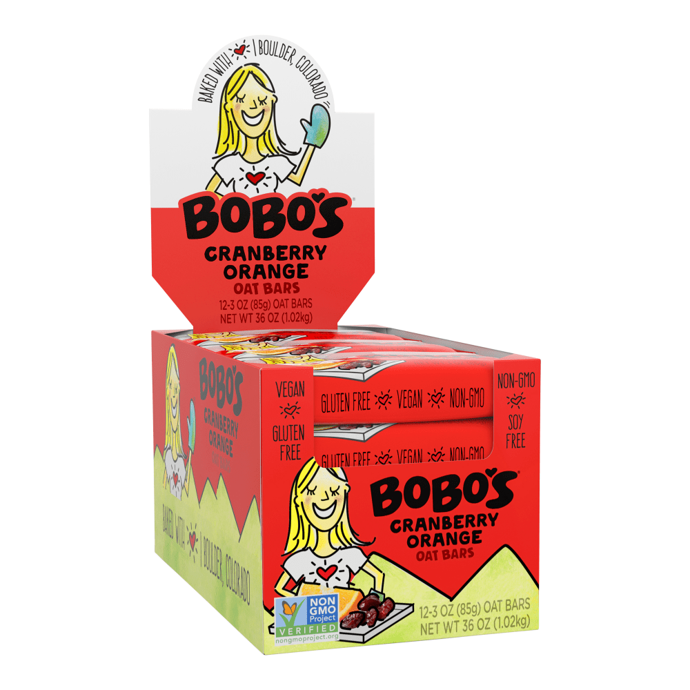 BOBO&#x27;s Cranberry Orange Oat Bars - 12-3 oz