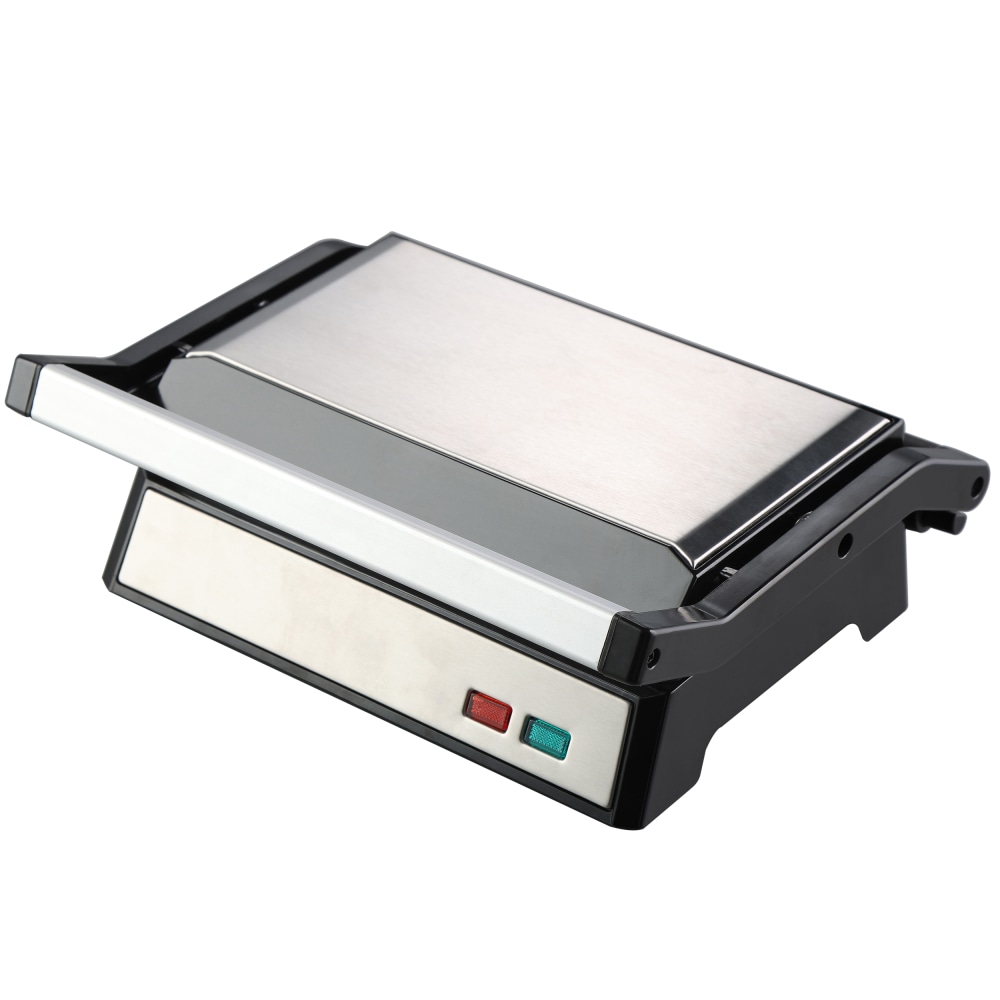 MegaChef Electric Dual Plate Nonstick Panini Grill Press