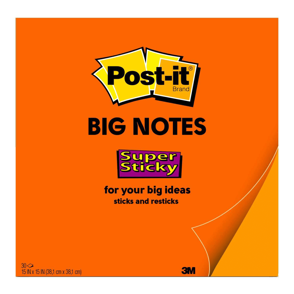 Post-it® Notes Super Sticky Big Notes, 15" x