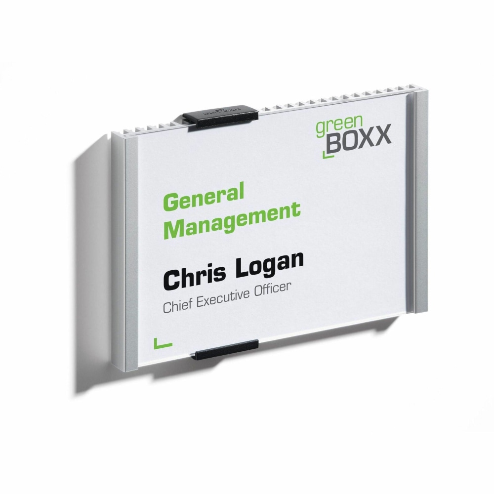 DURABLE® Wall Mounted INFO SIGN - 6-1/8" x