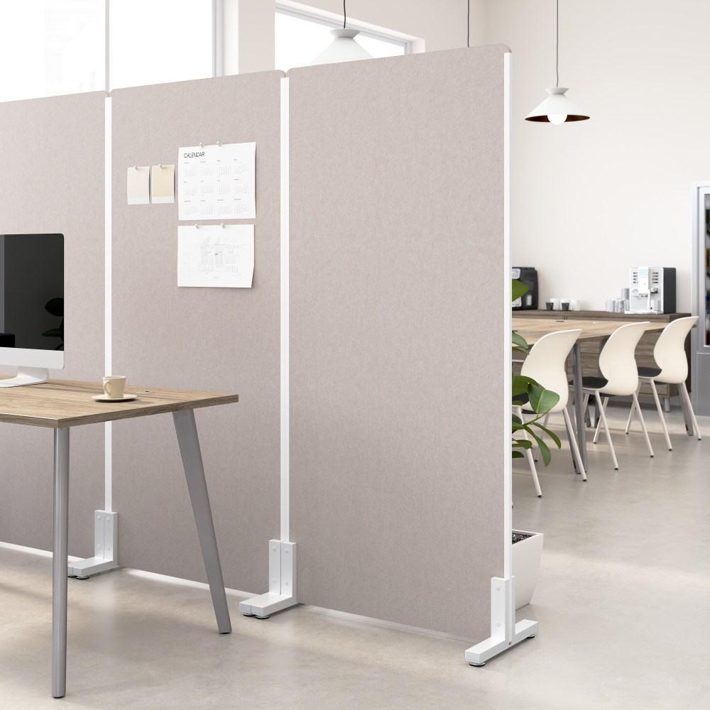 WorkPro® Motiva Freestanding Privacy Screen, 72-11/16”H x