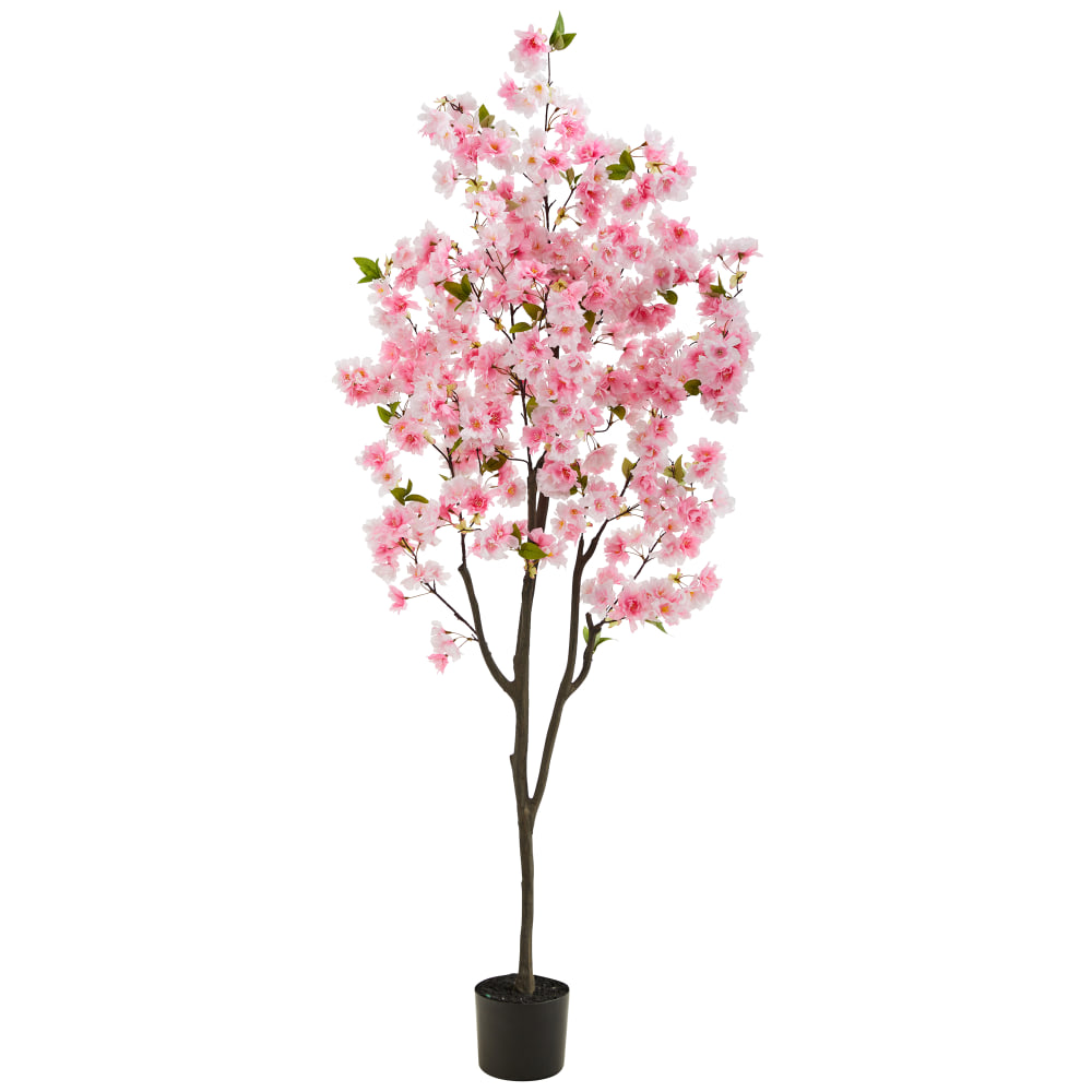 Nearly Natural Cherry Blossom 72”H Artificial Tree With