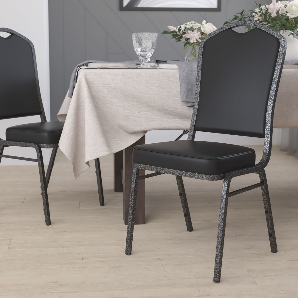 Flash Furniture HERCULES Series Crown Back Stacking Banquet