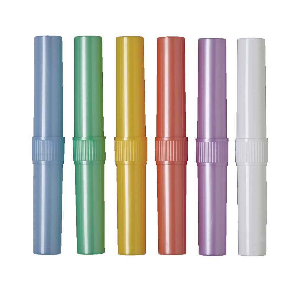 Medline 2-Piece Toothbrush Holders, Assorted Colors, Case Of