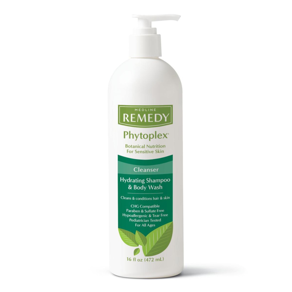 Medline Remedy Phytoplex Vanilla Hydrating Cleansing Gel, 16