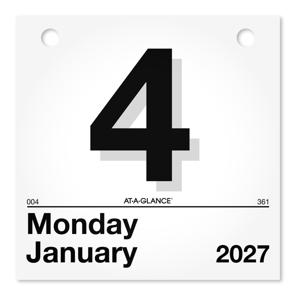 AT-A-GLANCE® 2027 “Today Is” Daily Wall Calendar Refill,