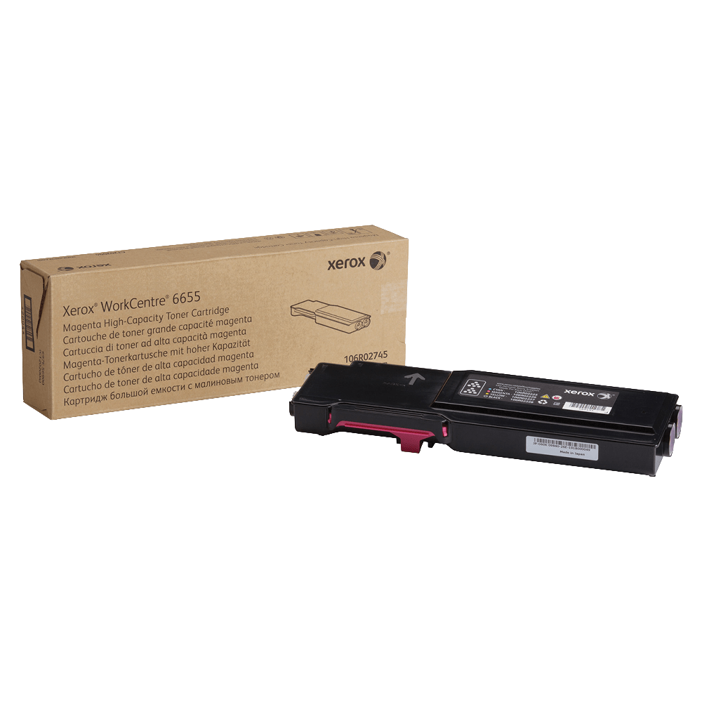 Xerox® 6655 Magenta High Yield Toner Cartridge, 106R02745