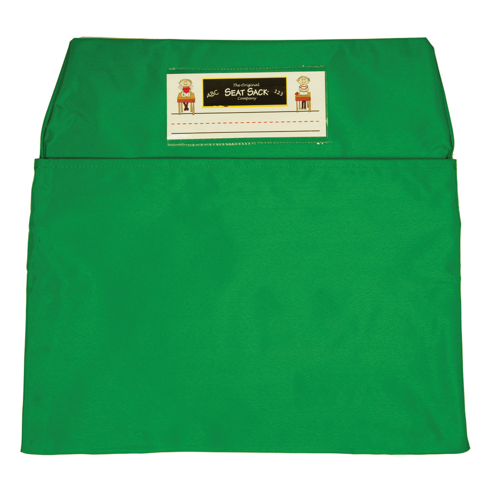 Seat Sack Chair Pocket, Standard, 14", Green, Pack