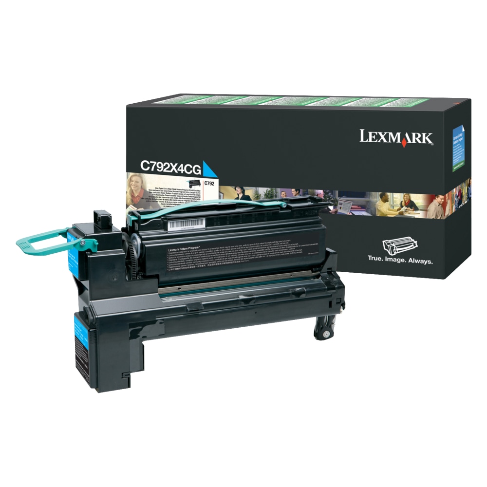 Lexmark™ C792X4CG Cyan High Yield Toner Cartridge