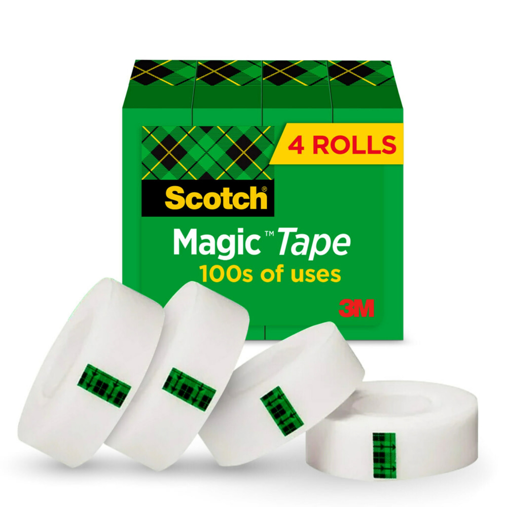 Scotch® Magic™ 810 Tape, 3/4" x 800", Pack