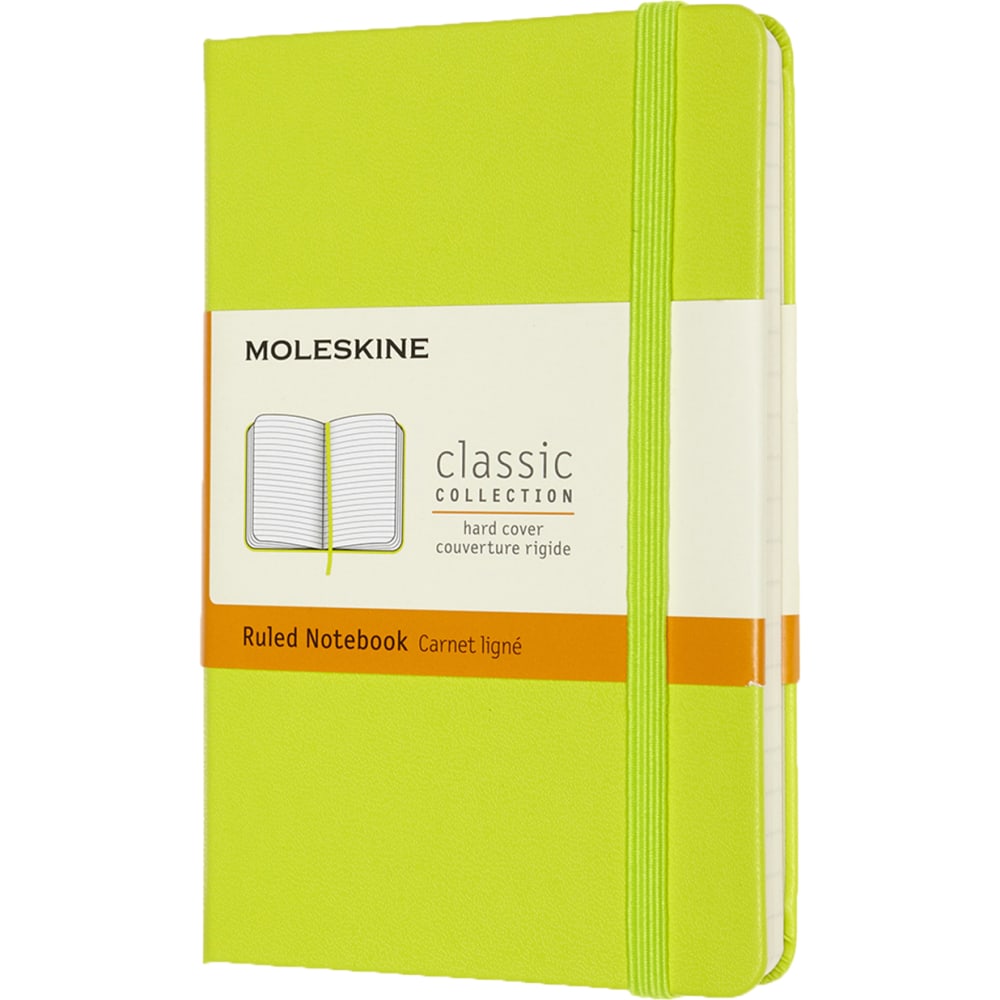 Moleskine Classic Hard Cover Notebook, Pocket, 3.5” x